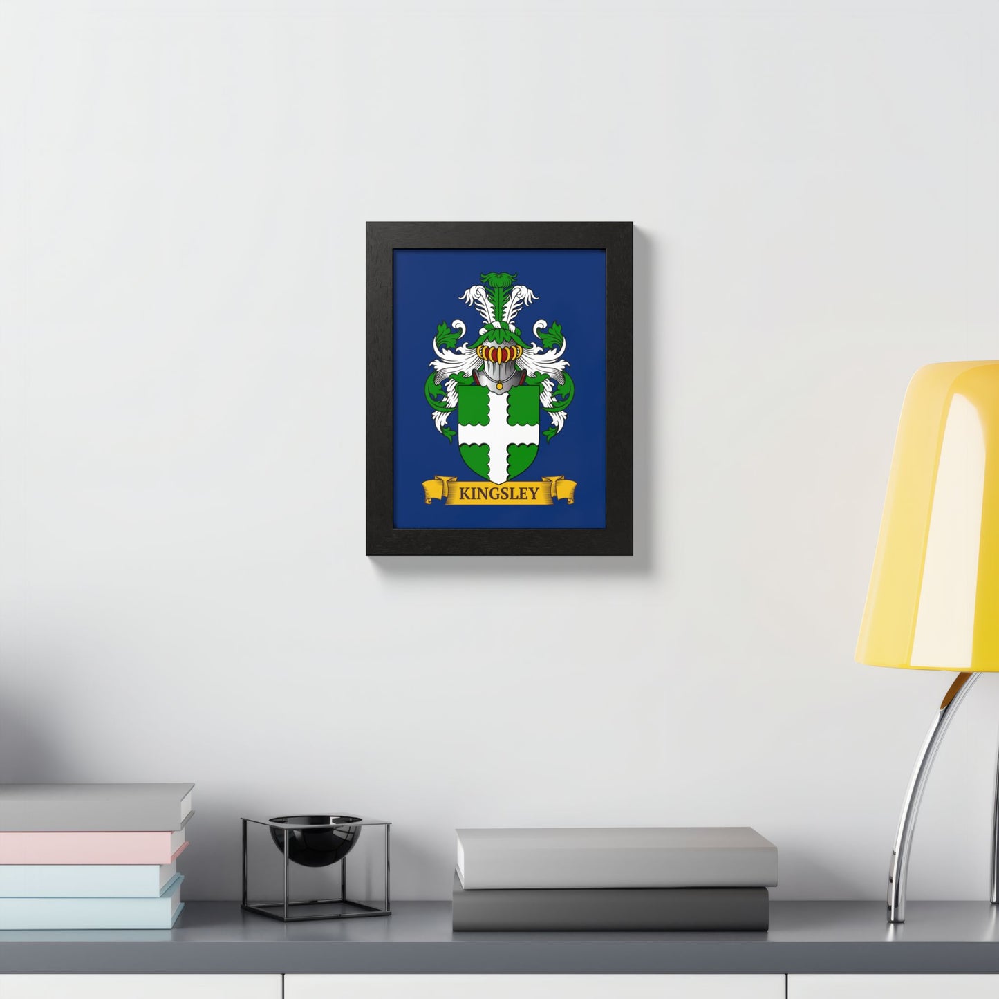 NAVY || Personalized Family Crest Print