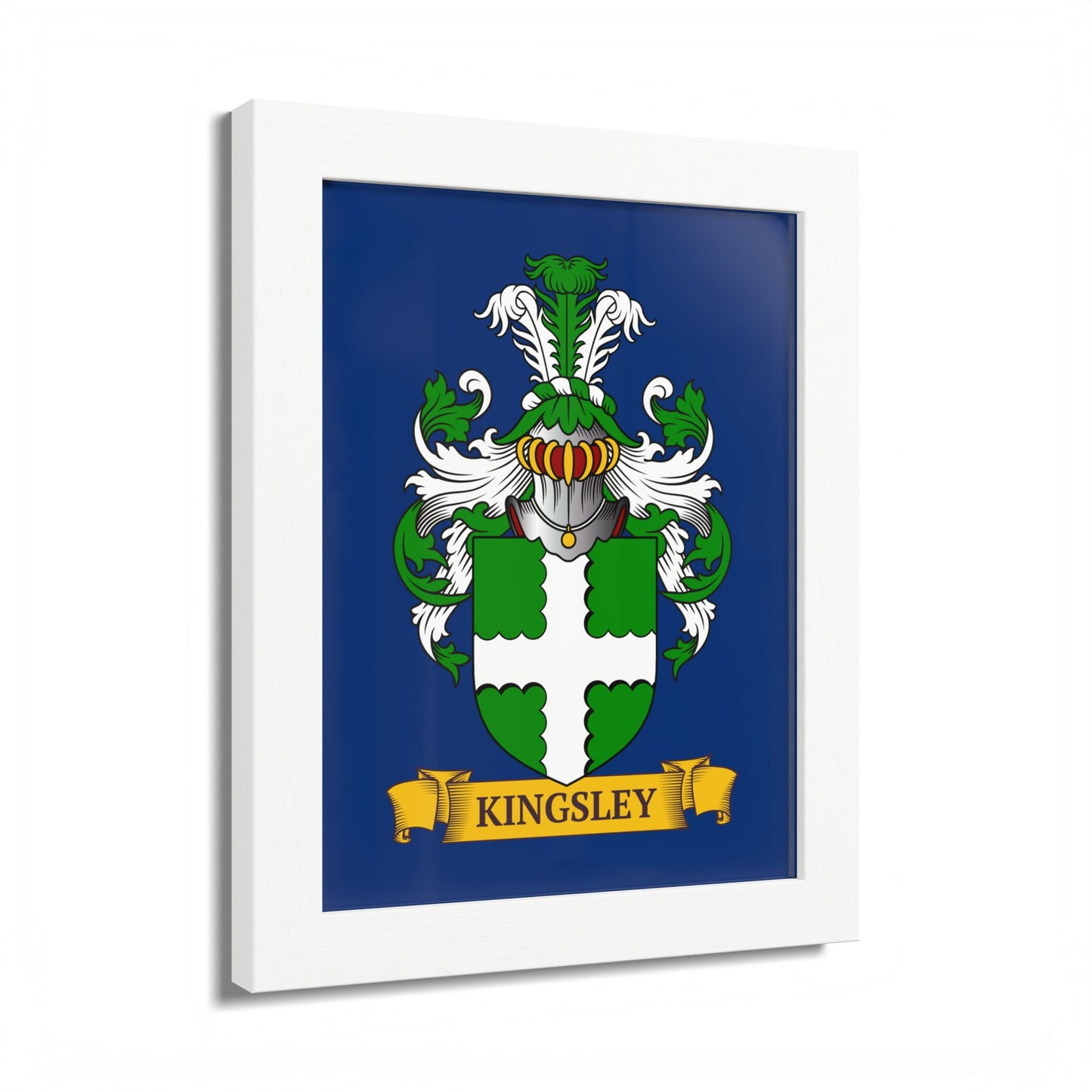 NAVY || Personalized Family Crest Print