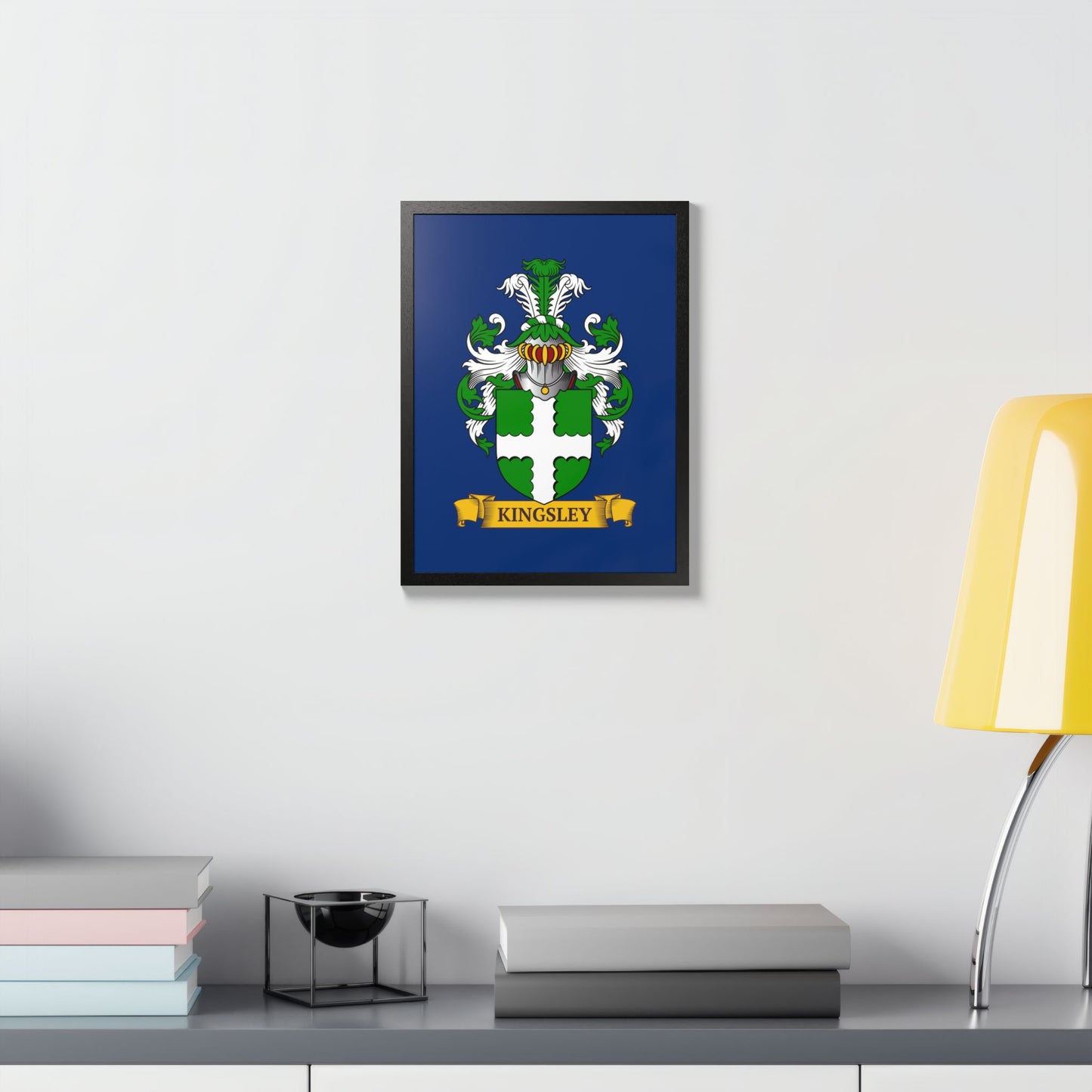 NAVY || Personalized Family Crest Print