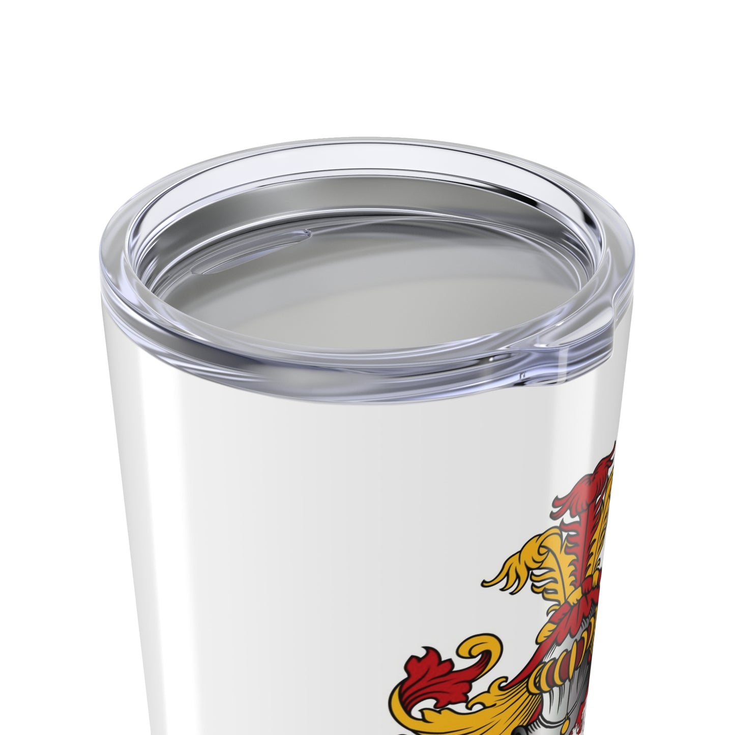 WHITE || Personalized Family Crest Tumbler 20 oz