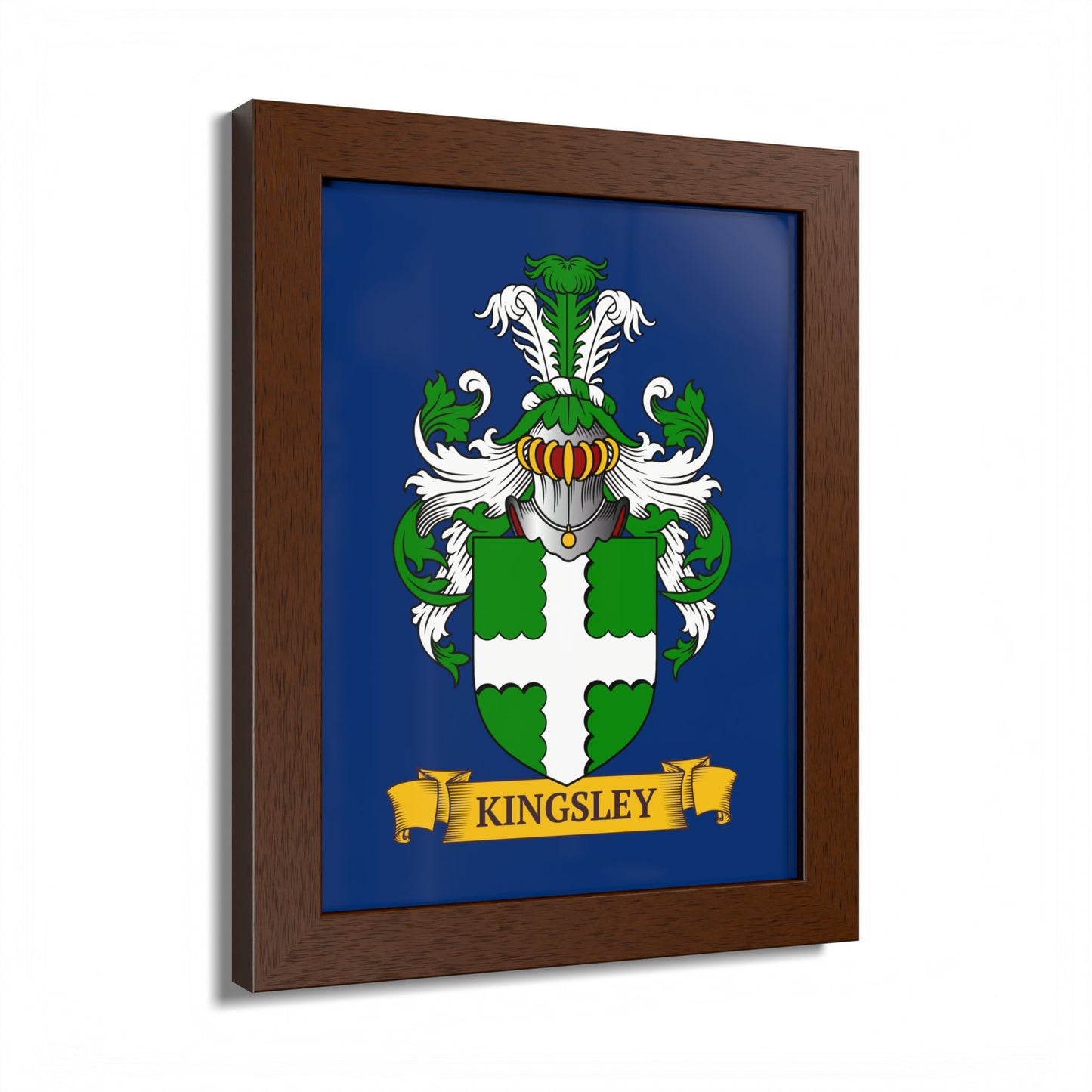 NAVY || Personalized Family Crest Print