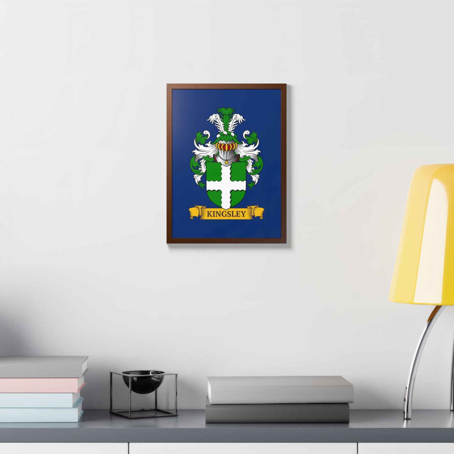 NAVY || Personalized Family Crest Print