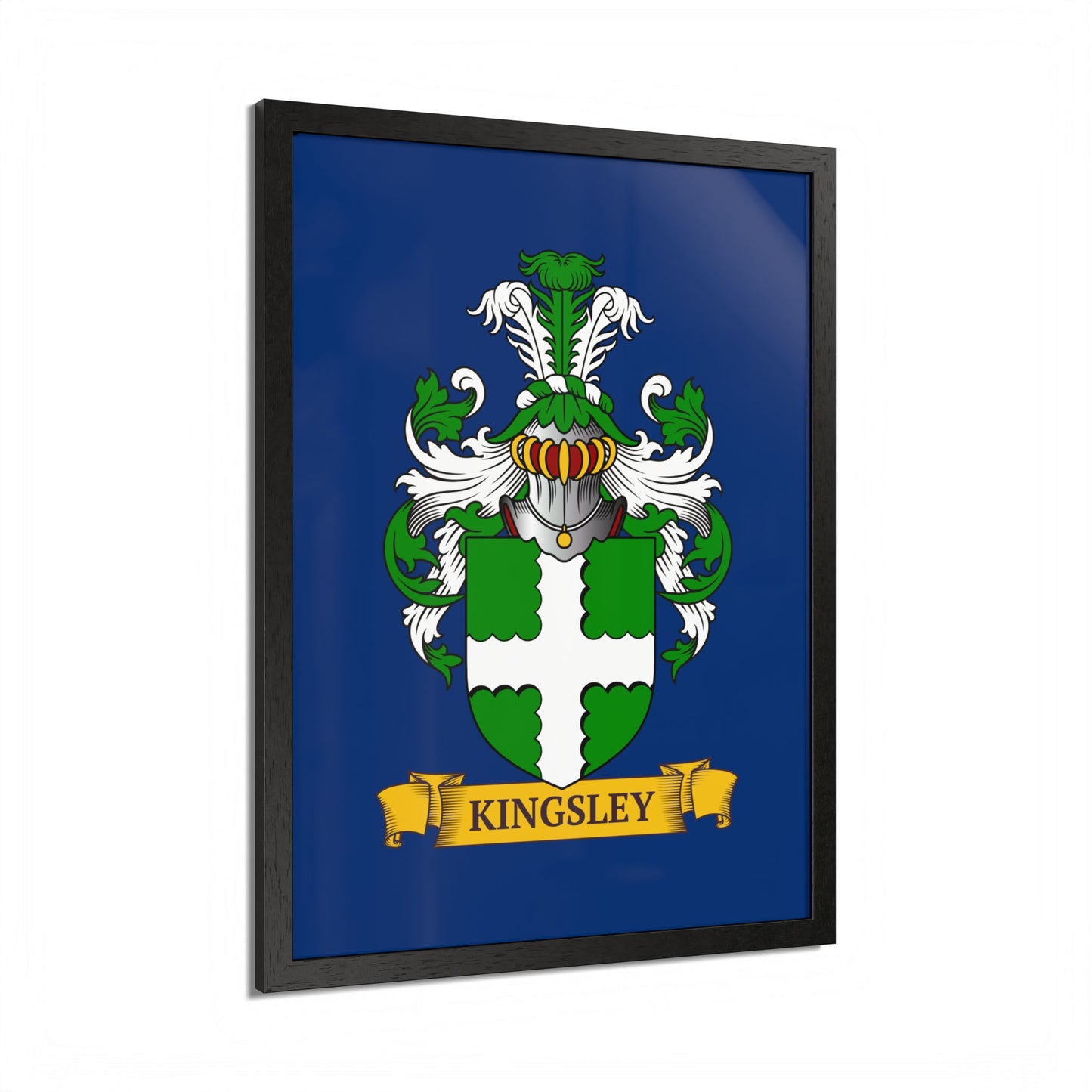 NAVY || Personalized Family Crest Print