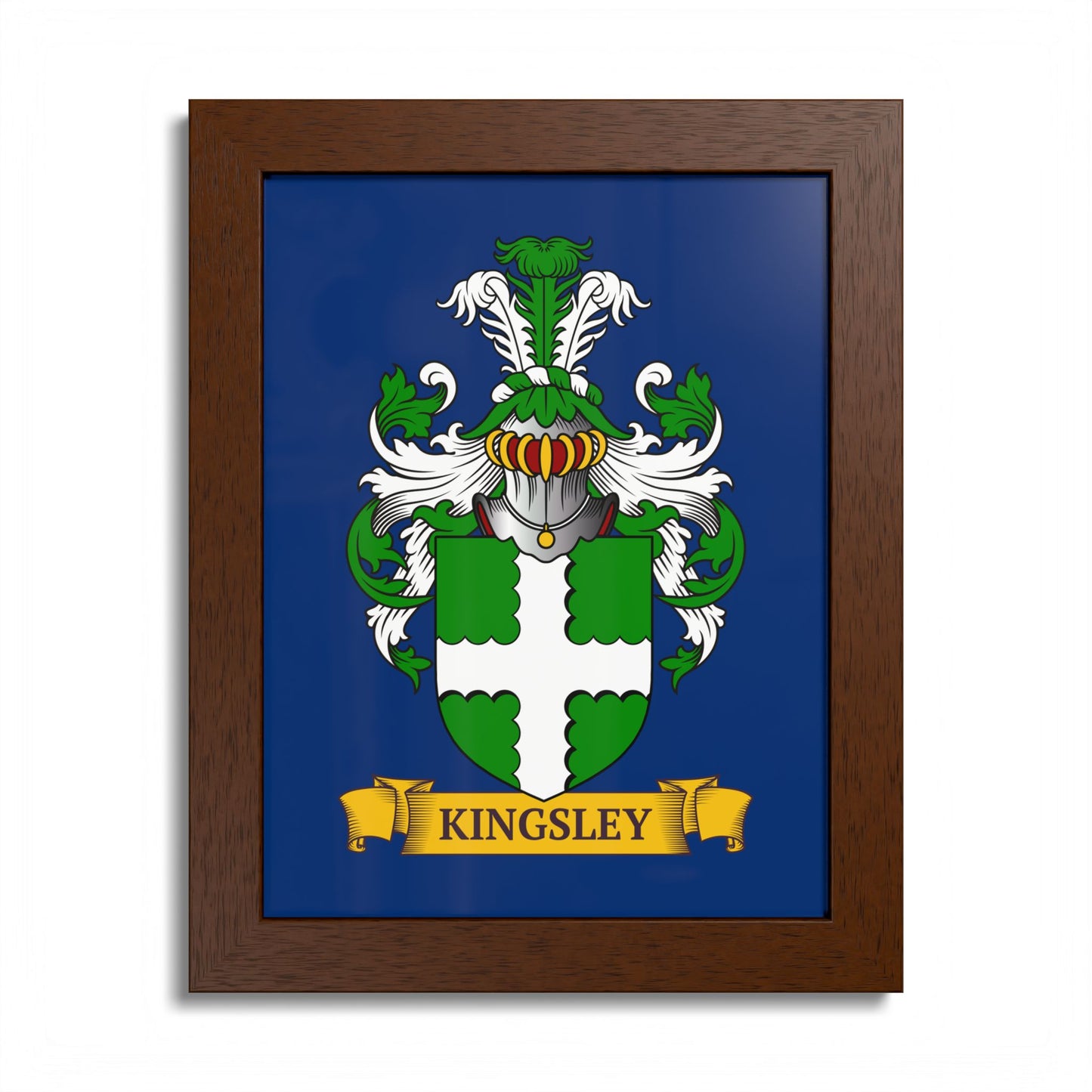 NAVY || Personalized Family Crest Print