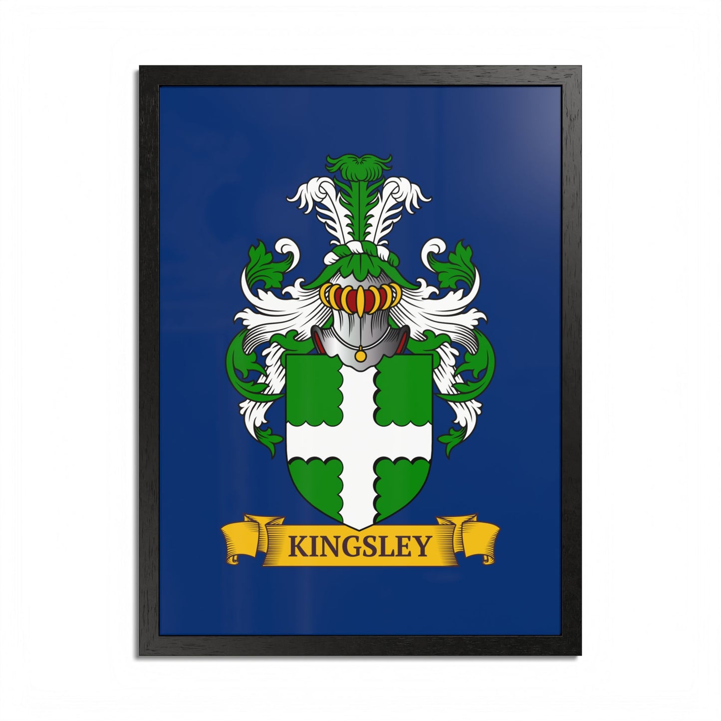 NAVY || Personalized Family Crest Print
