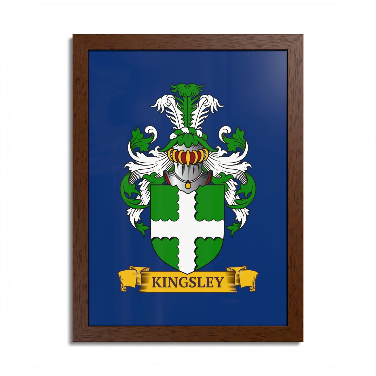 NAVY || Personalized Family Crest Print