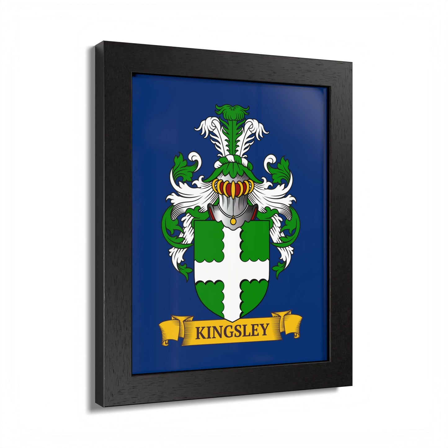 NAVY || Personalized Family Crest Print