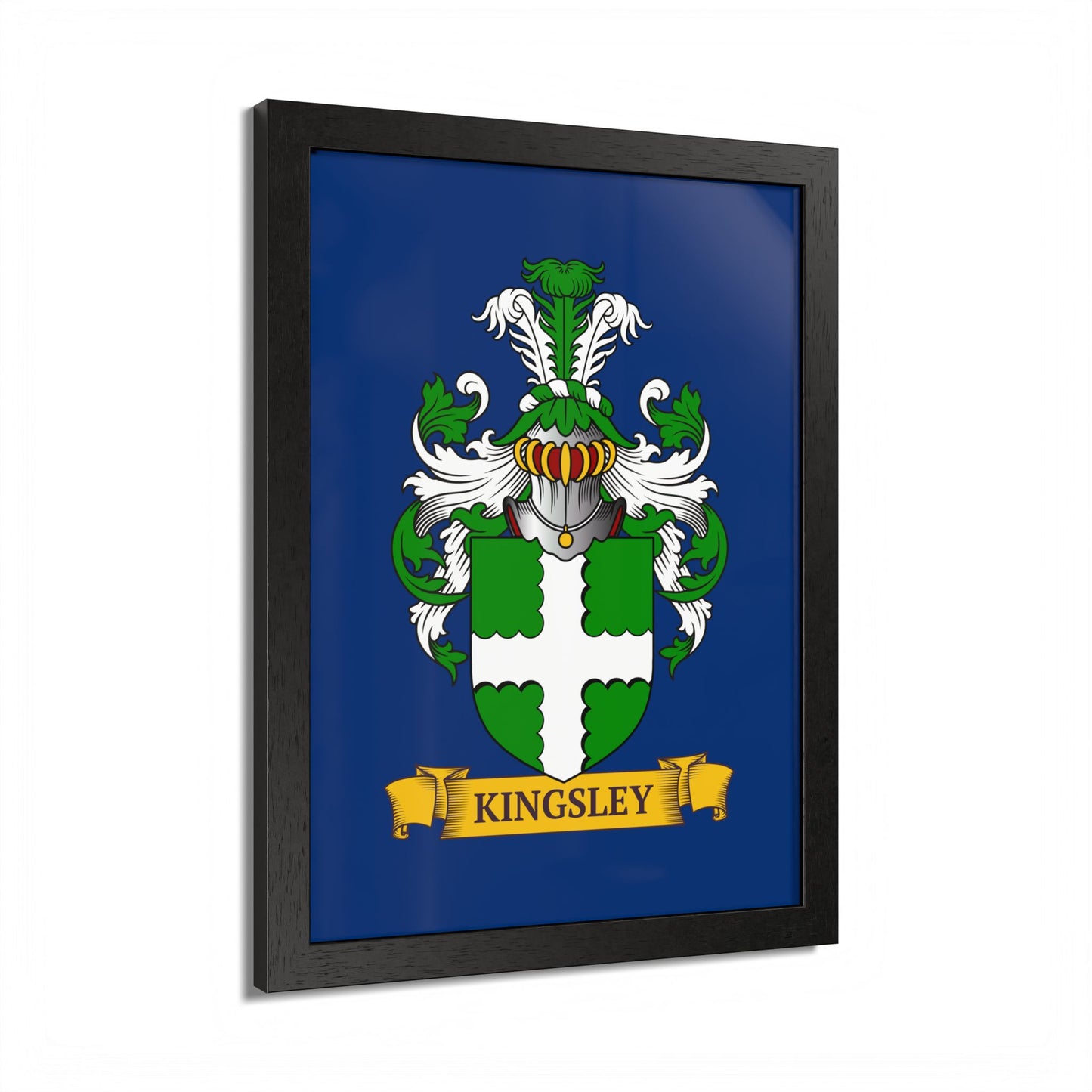 NAVY || Personalized Family Crest Print