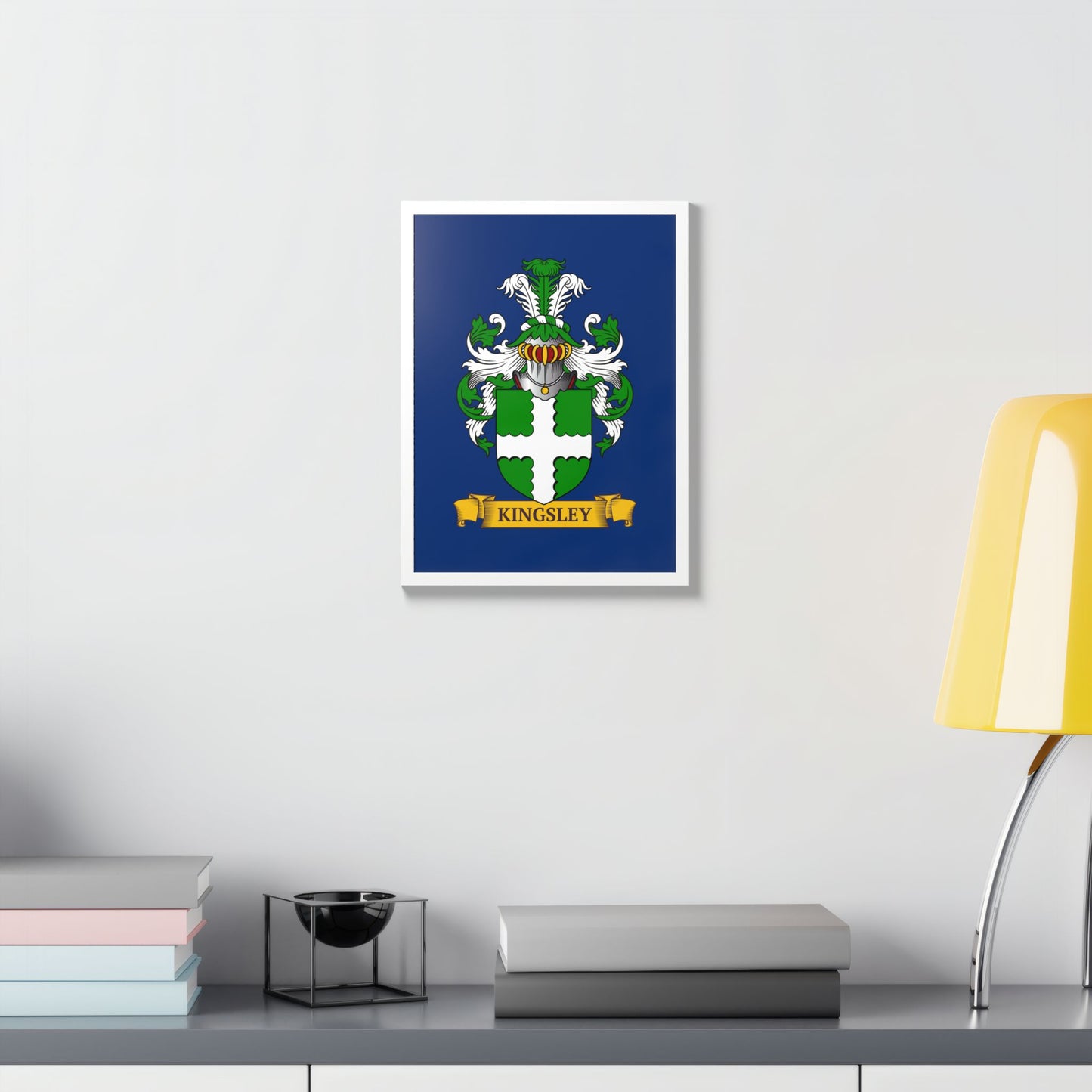 NAVY || Personalized Family Crest Print