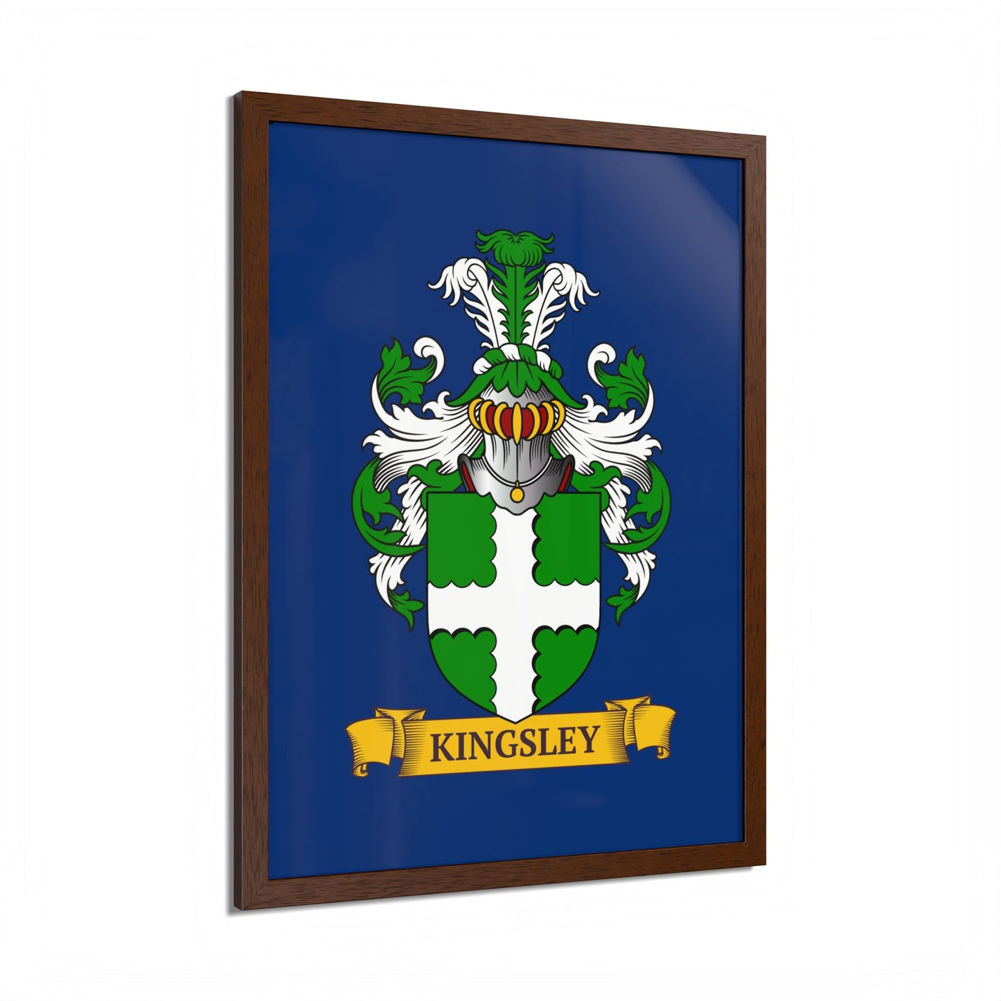 NAVY || Personalized Family Crest Print