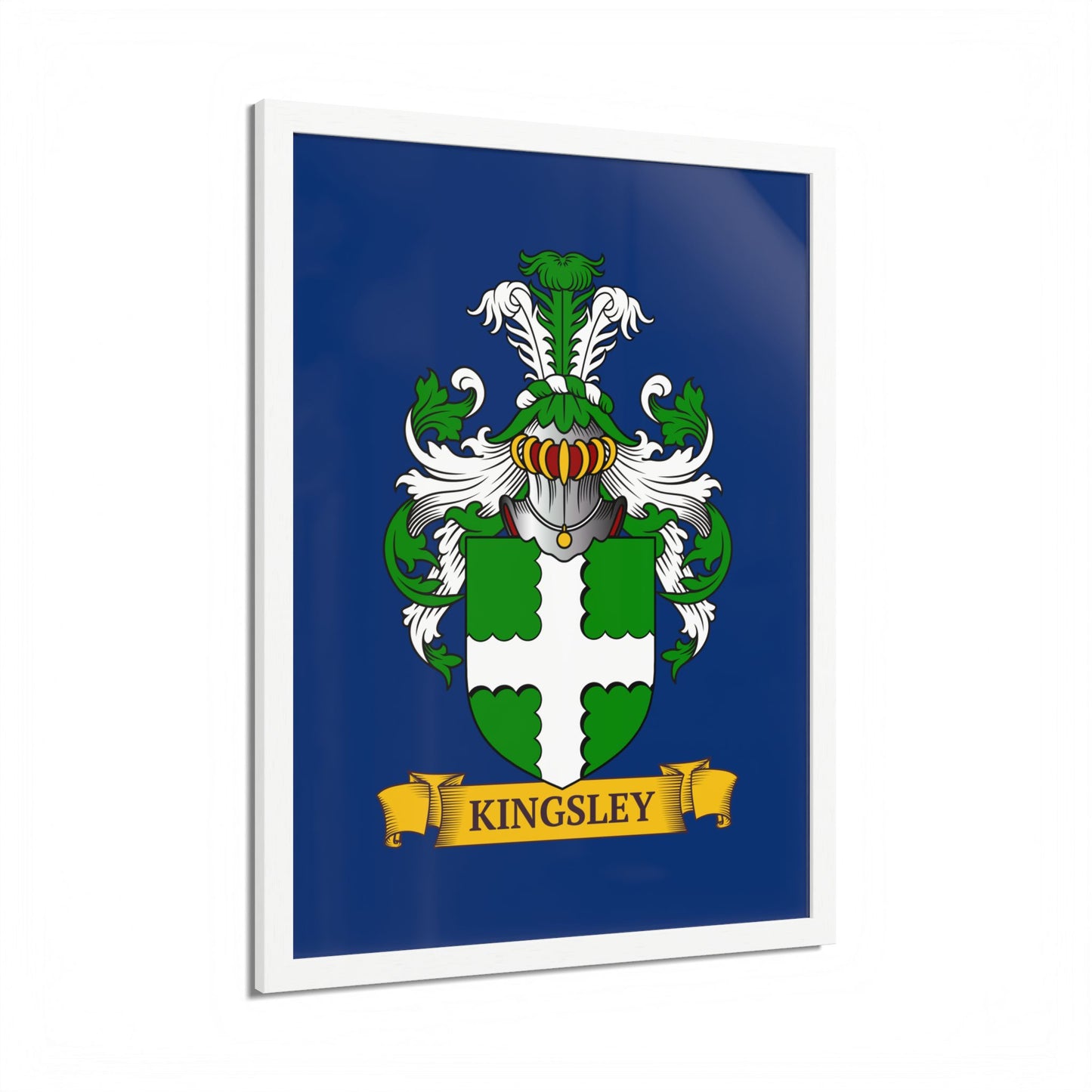 NAVY || Personalized Family Crest Print