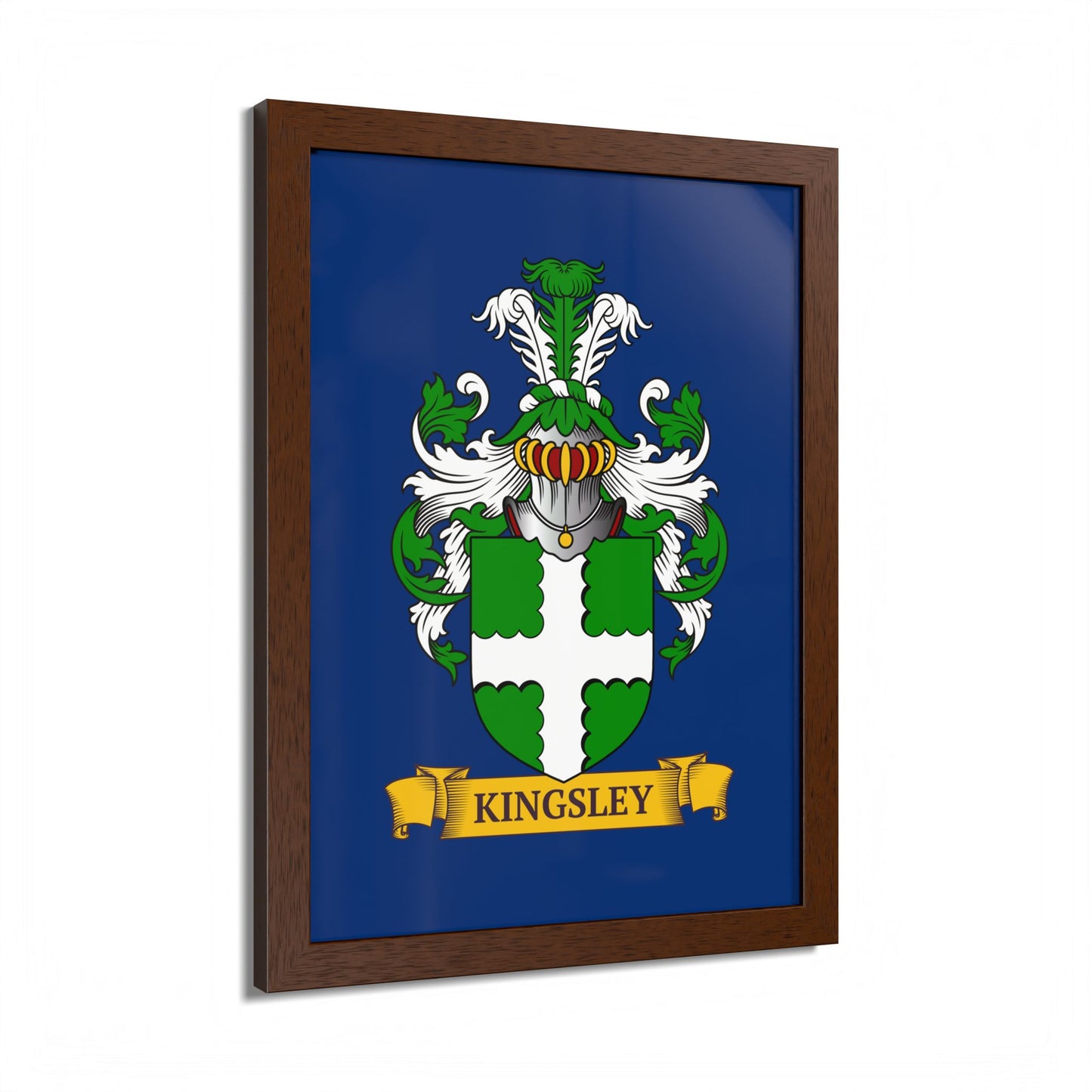 NAVY || Personalized Family Crest Print