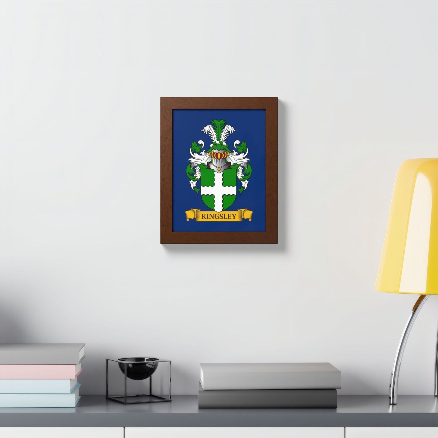 NAVY || Personalized Family Crest Print